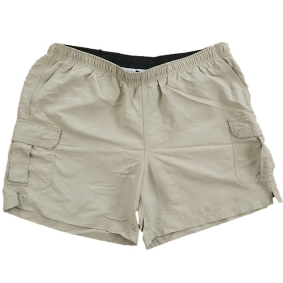 L.l. Bean Tan Cargo Swimming Trunks Shorts - Picture 1 of 11